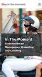 Mobile Screenshot of in-the-moment.co.uk